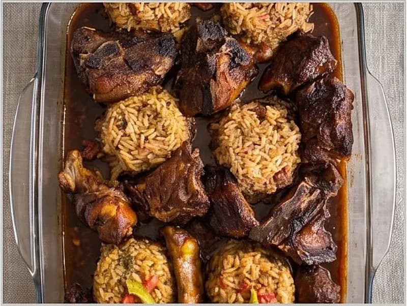 Braai feast platter with wors and sides